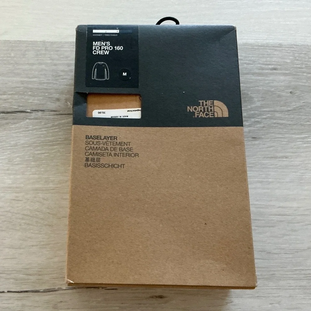 The‎ North Face FD Pro 160 Crew Baselayer Black Medium New With Tags